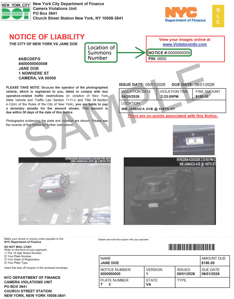 Violation Sample