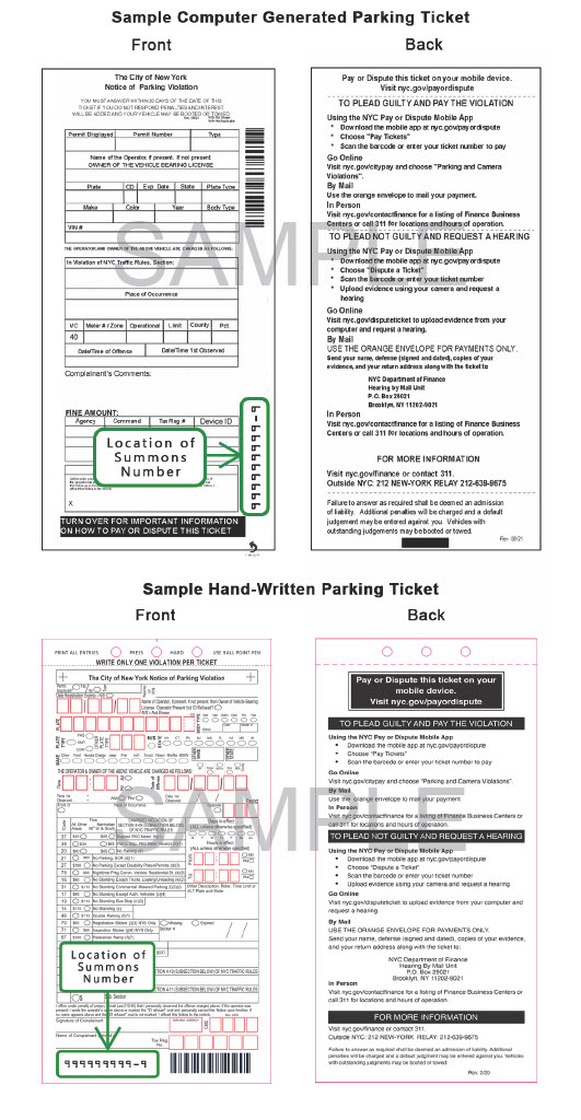 Ticket Sample